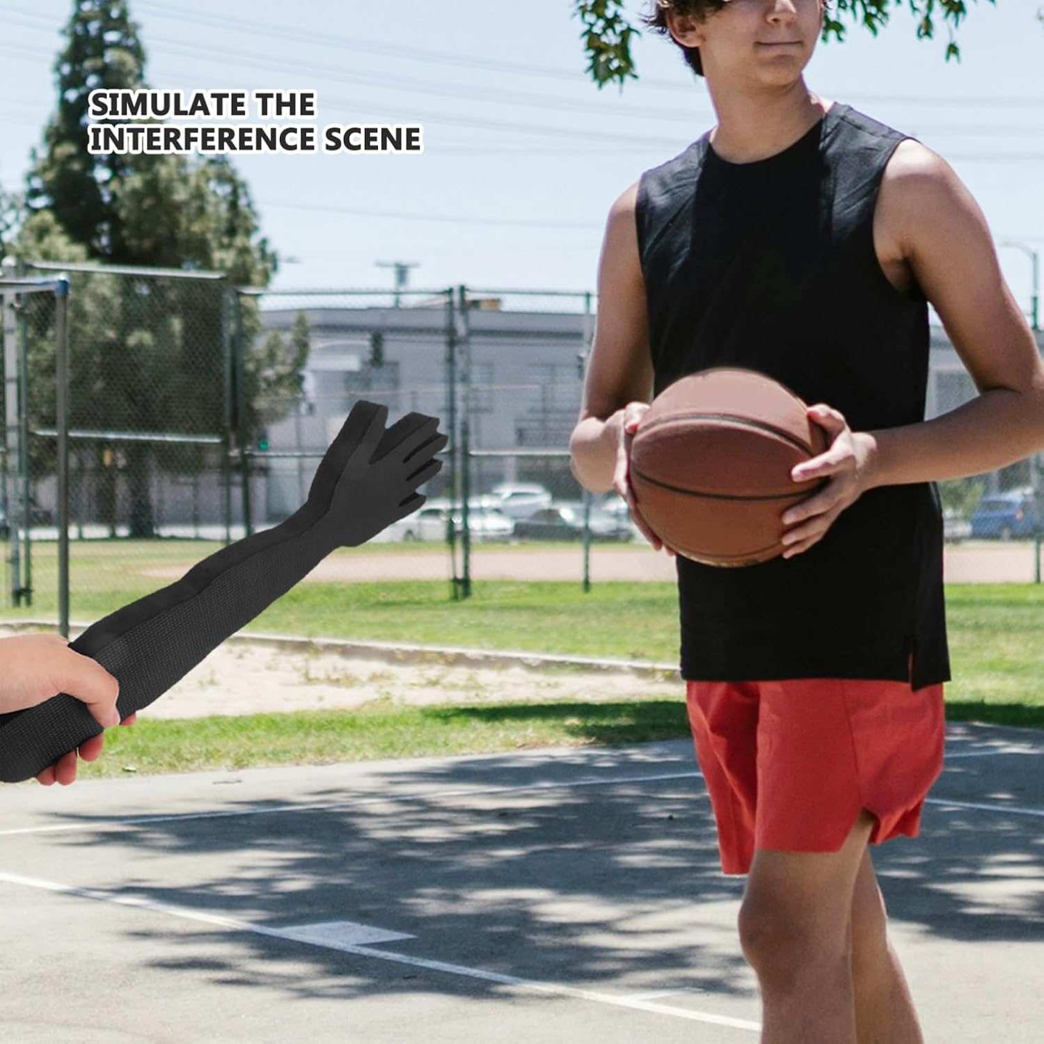 Abaodam Basketball Dribble Trainer Shot Interference Stick Basketball Trainer Training Equipment Blocking Bar