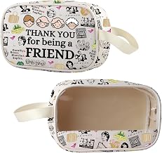 Lywjyb Birdgot Golden TV Show Clear Makeup Bag 80's TV Sitcom Golden Sisters Merch Female Friendship Gift (Being A Friend Cbag)