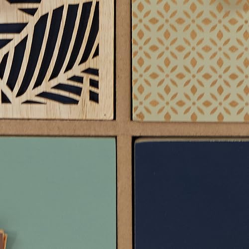 Miniatura 5 de Deco 79 Joyero, 14.0in de largo x 6.0in de ancho x 12.0in de alto, azul