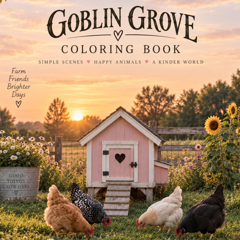 Goblin Grove Cozy Coloring Book