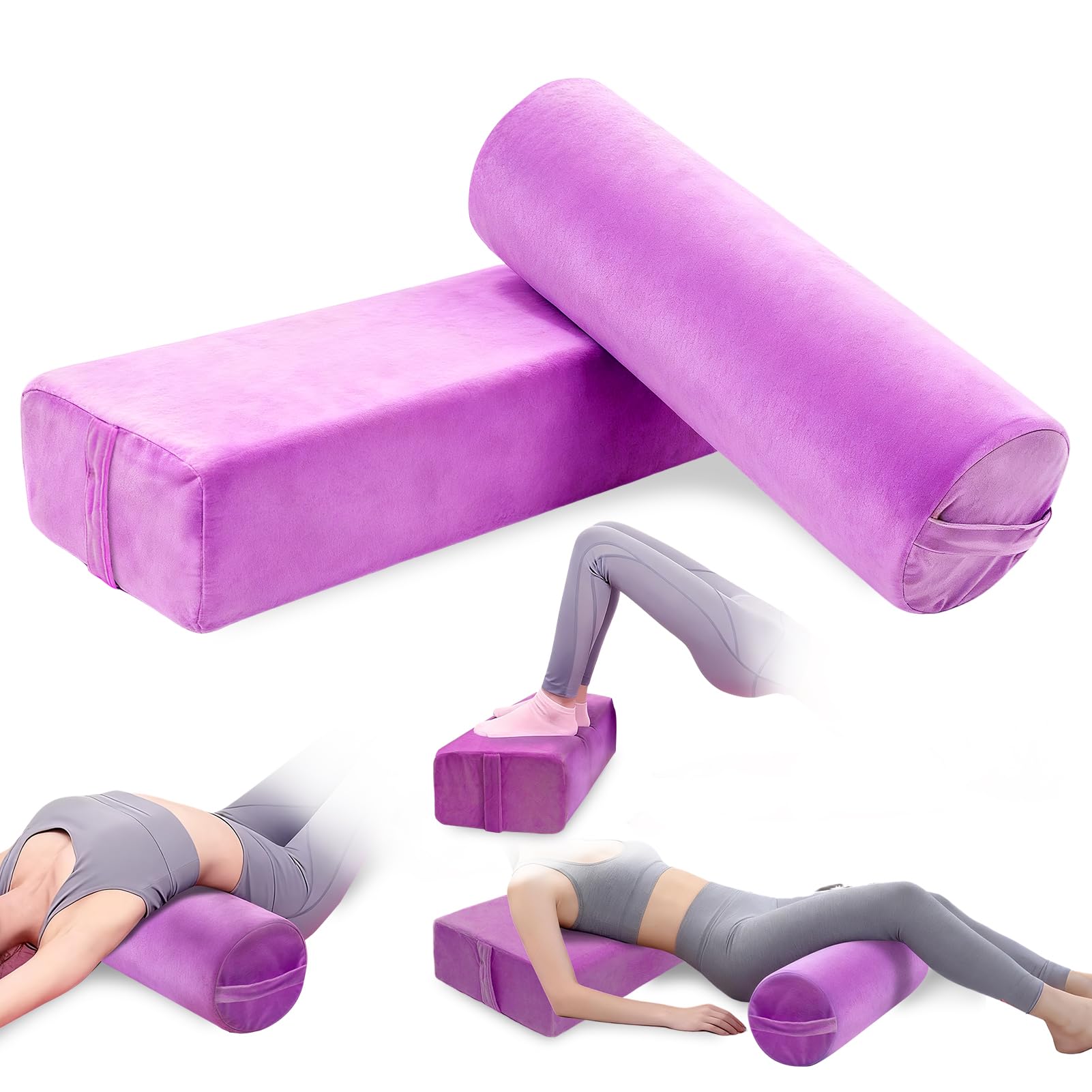 JZHLLA 2-Pc Bolster Set