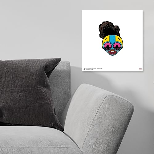 Miniatura 3 de Trends International Gallery Pops - Póster artístico de pared con emoji Happy Moon Girl y Devil Dinosaur de Marvel, 12.00 x 12.00 pulgadas, versión