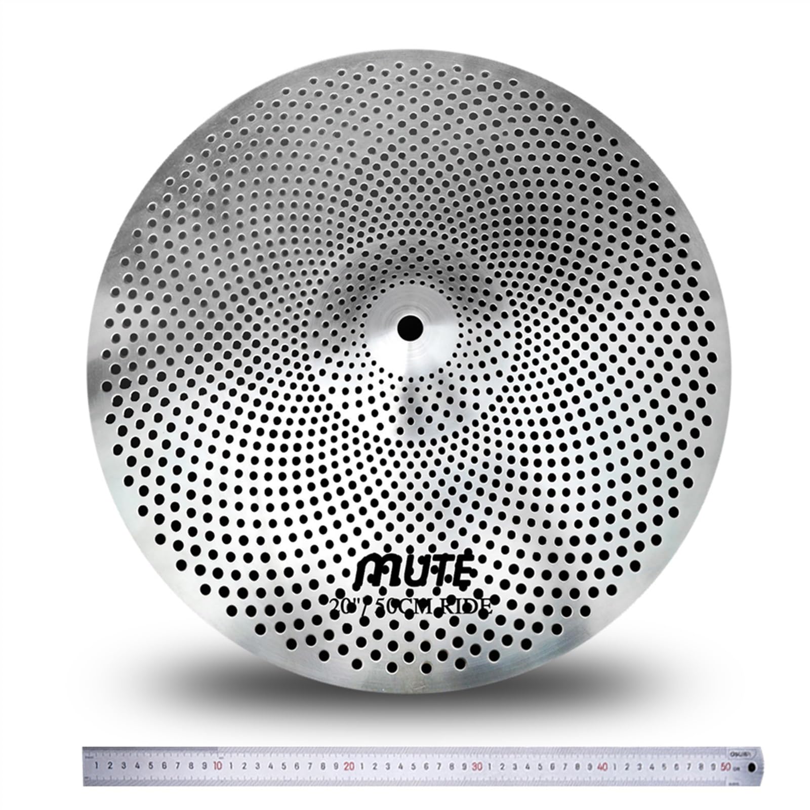Dämpfer Silber Handgefertigtes Beckenset 14" Hihat+16" Crash+18" Crash+20" Ride Zubehör für Schlaginstrumente