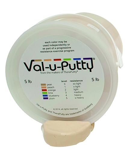 Miniatura 25 de Val-u-Putty Masilla de ejercicio Plum X-Firm 1lbs Ciruela,Azul (Arándano),Melocotón,Pera,Naranja,Lima,https://www.amazon.com/dp/undefined