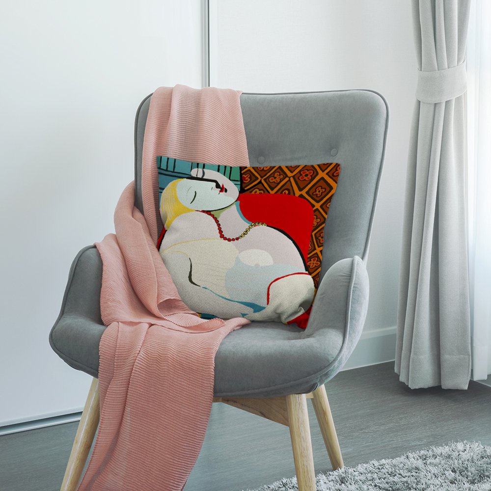Amazon.com: HGOD DESIGNS Picasso Le Reve The Dream Throw Pillow