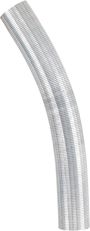 Tubo flexível do escapamento TORDXICS galvanizado – 5" de diâmetro interno x 91,44 cm, 1 unidade