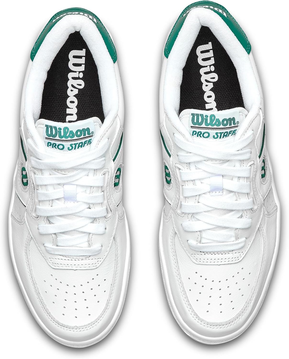 WILSON Unisex Pro Staff 87 Leather Shoe, Retro Court Sneakers & Full-Grain Leather Tennis Shoes for Men & Women