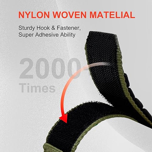 Miniatura 4 de Bandkids Bandas de nailon para Garmin Fenix 6Fenix 7Fenix 0.206 in, trenzadas militares, solo Loop, diseñadas para Fenix 5 Plus, Fenix 6 Pro,