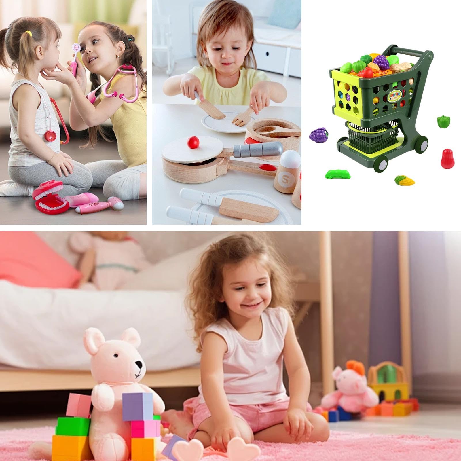 Carro Compra Juguete Carrito De Supermercado De Juguete - Con Cesta Y 20 Accesorios - Fomenta El Juego Imaginativo En Niños - Juguete De Empuje Carrito Compra Juguete Carro Compra Juguete Carrito De Supermercado De Juguete - Con Cesta Y 20 Accesorios - Fomenta El Juego Imaginativo En Niños - Juguete De Empuje Carrito Compra Juguete