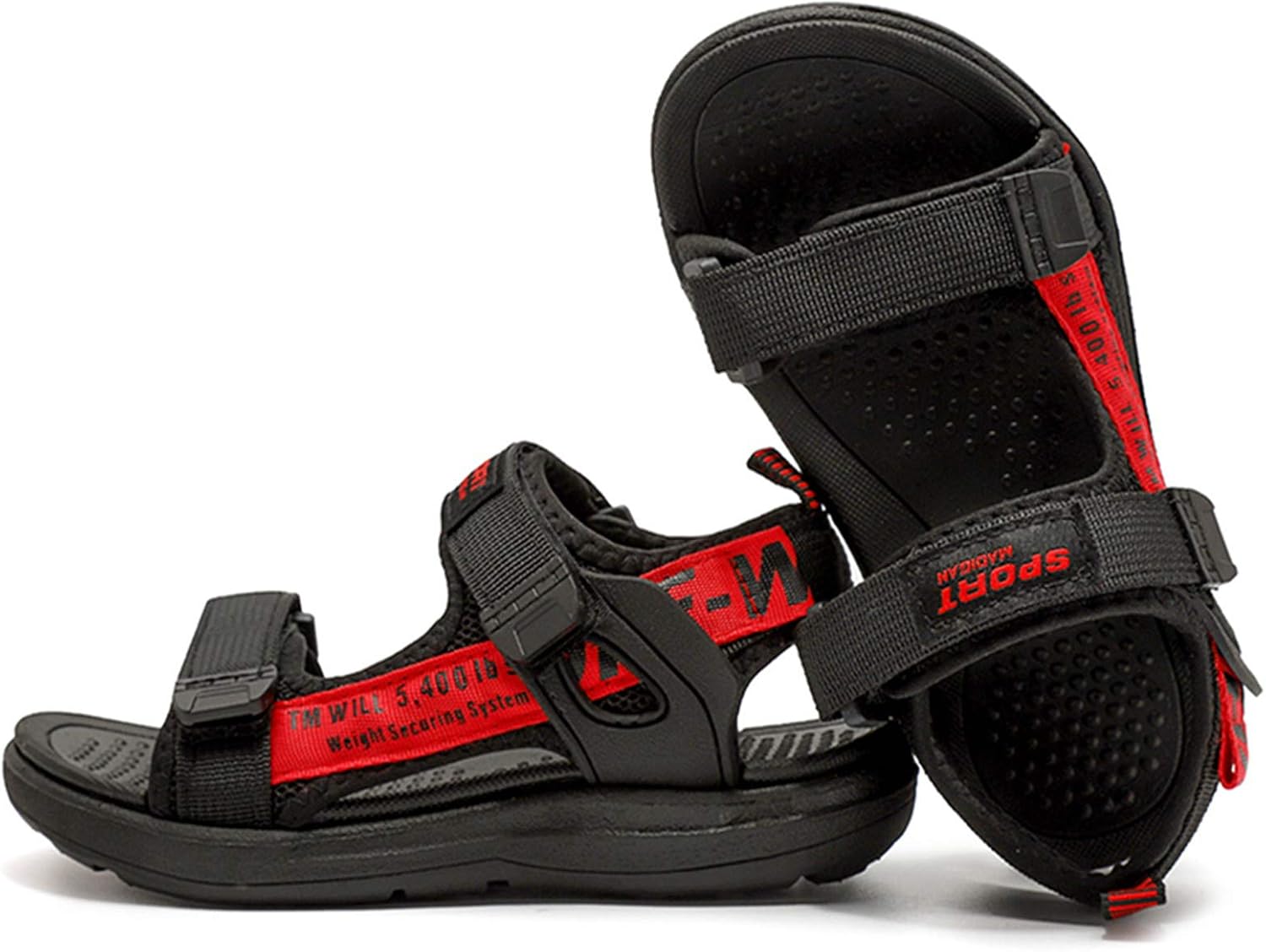  | DADAWEN Kids Girls Boys Water Sandals Outdoor Hiking Adjustable Strap Sport Sandals | Sport Sandals