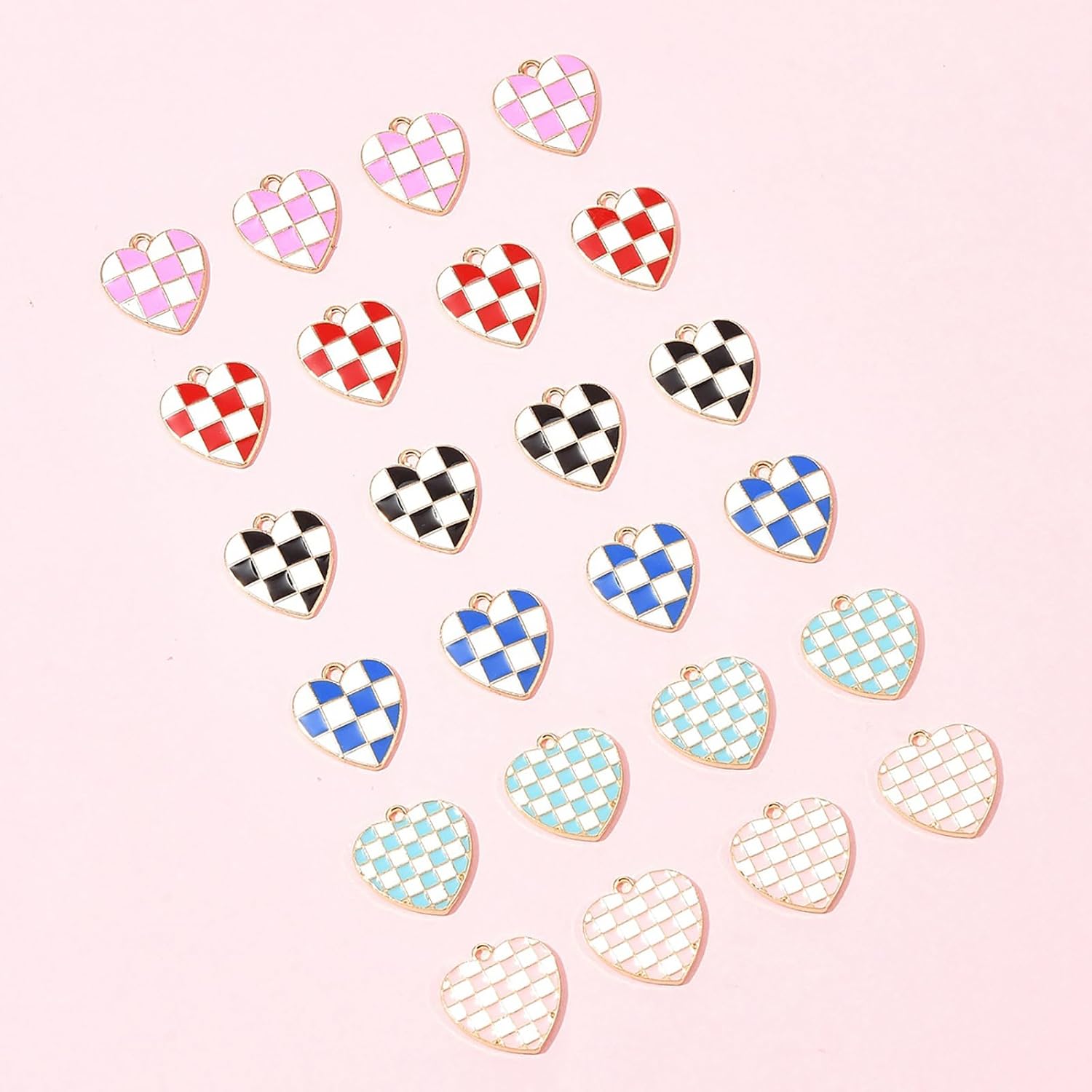 Assorted 16-80Pcs Cute Alloy Enamel Charms for Jewelry Making Colorful Pendants Charms for DIY Bracelets Necklaces Earrings Crafts - Image 5