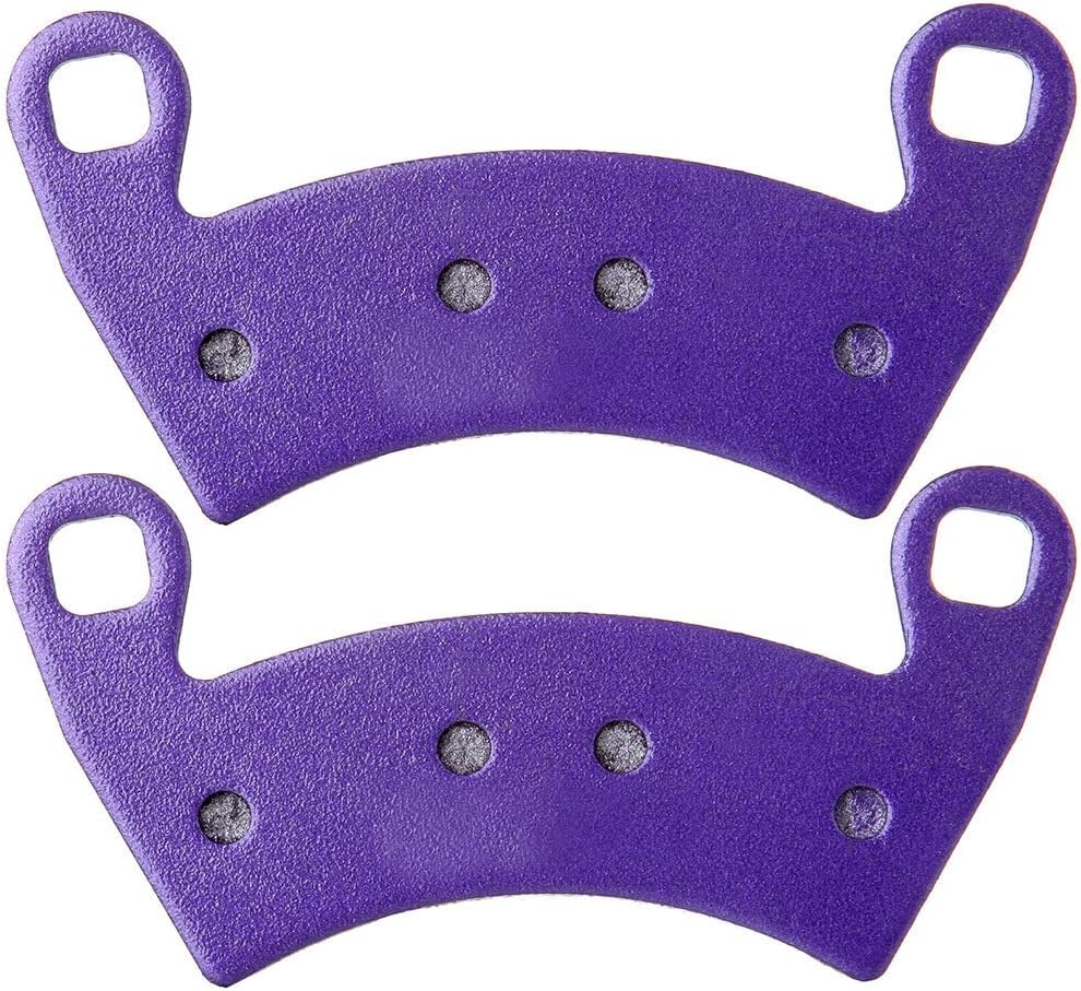 ECCPP Front Brake Pads for Polaris Brutus 2013-2014 for Polaris Ranger 500 2001-2013 (FA452 Carbon Fiber)