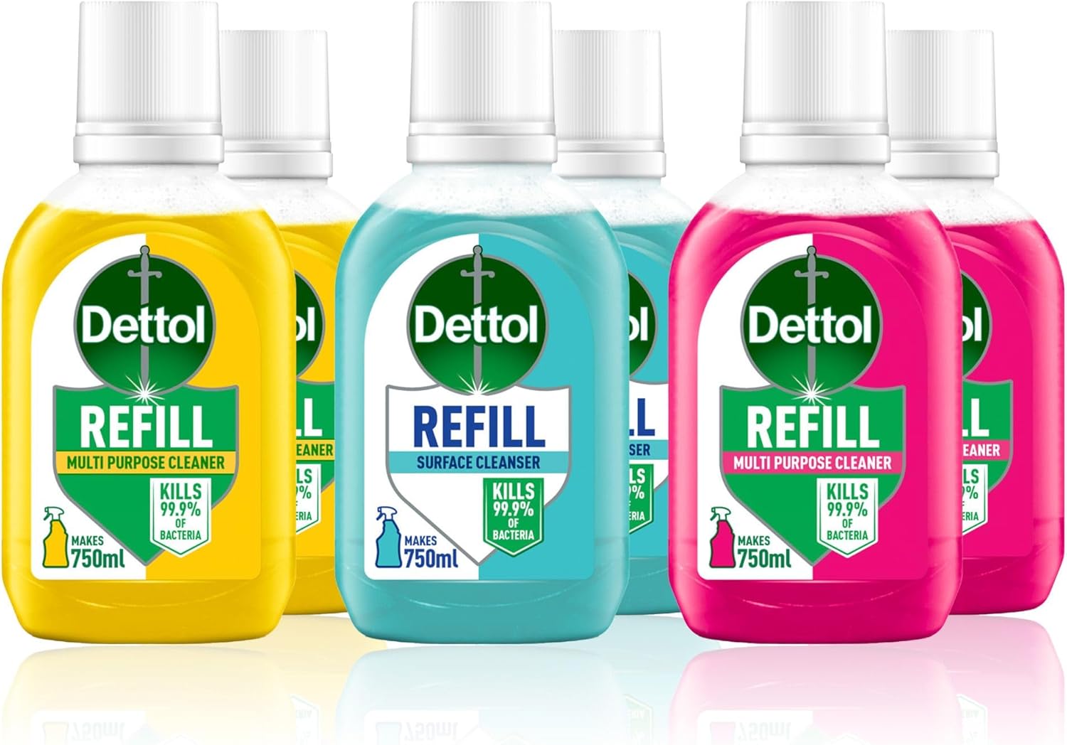 Dettol - Surface Cleanser Spray Refill 2 of Each, Pomegranate, Citrus ...
