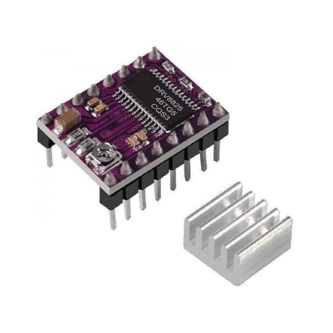 DRV8825 Stepper Motor Driver Modules and Expansion Boards Compatible with Arduino ESP32 Raspberry Pi for Precise Motor Control, 2 Sets