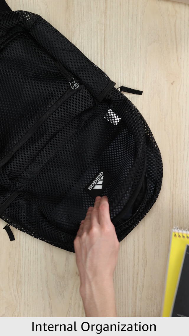 Amazon.com | adidas Hermosa Mesh See-Through Backpack  Festival Concert  Stadium Beach Bag, 29L | Casual Daypacks