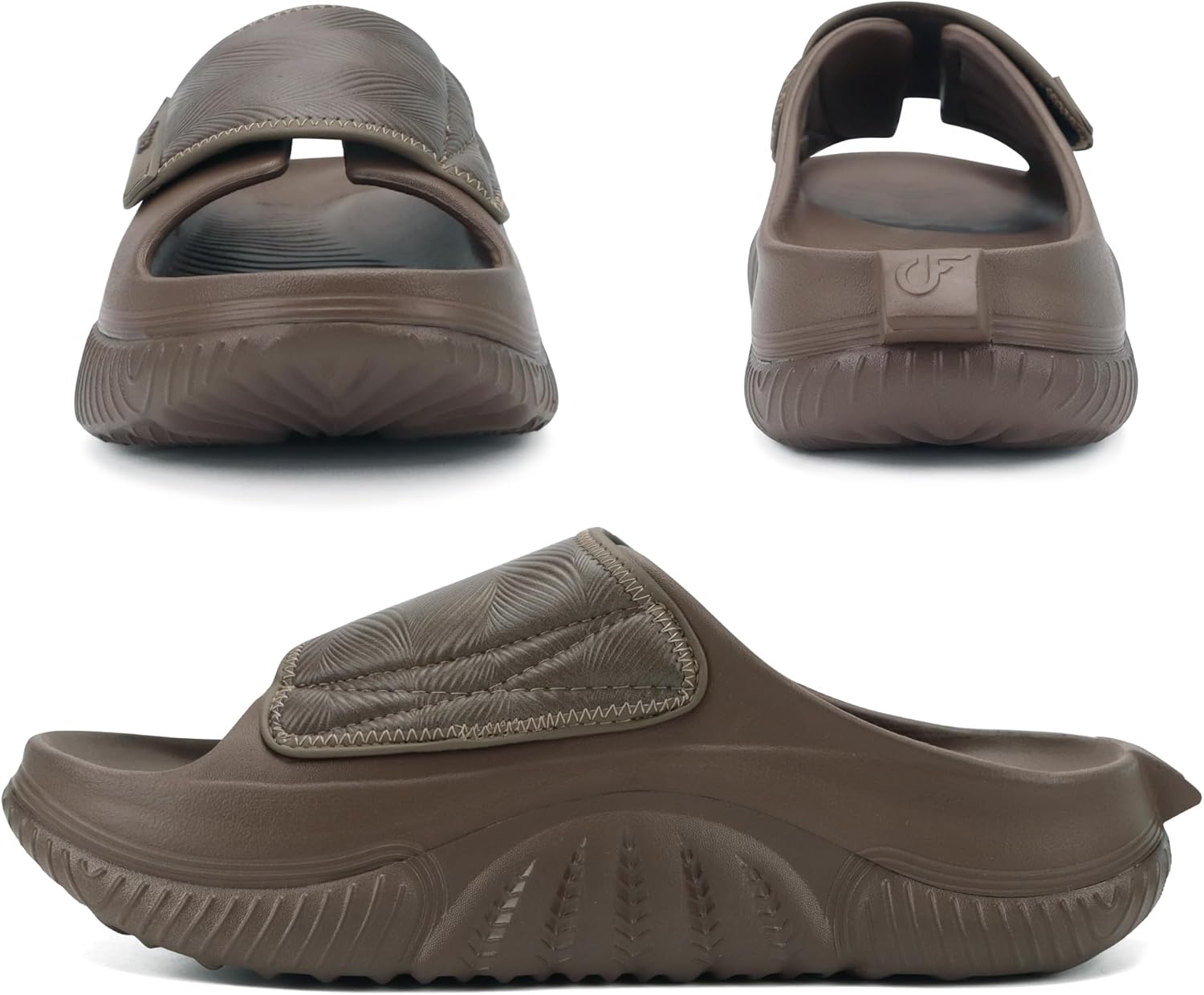 COFACE Mens Recovery Sandals Man Orthopedic Plantar Fasciitis Walking Outdoor Slides for Men Comfort Adjustable Thick Cushioned Orthotic Size 7-15 - Image 7