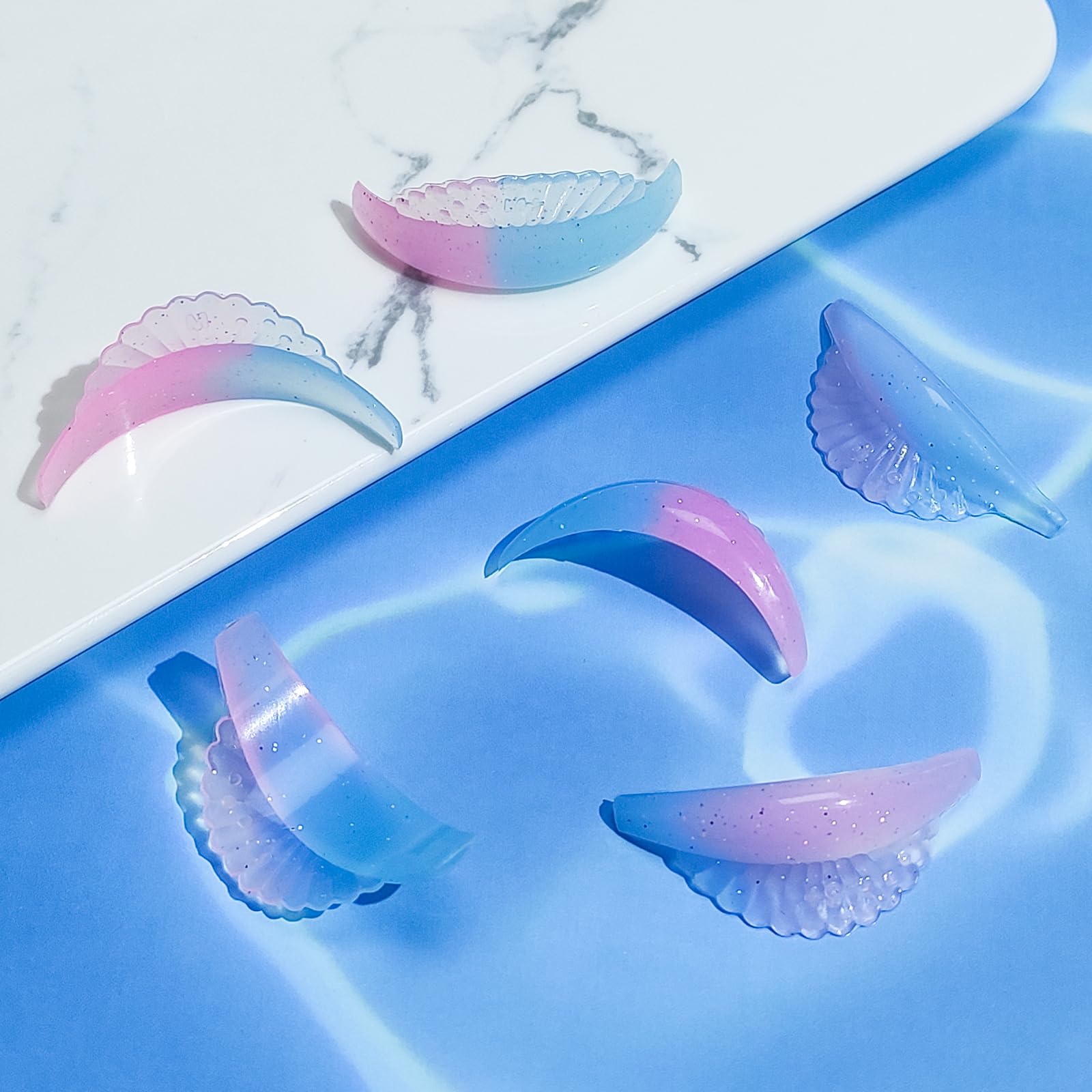 Libeauty Pestañas Silicona Almohadilla, 12 Piezas Almohadilla de Permanente de Rizador de Pestañas, 6 Tamaños, 2024 Nuevo Diseño, para Lifting de Pestañas En Casa Y en El Salón