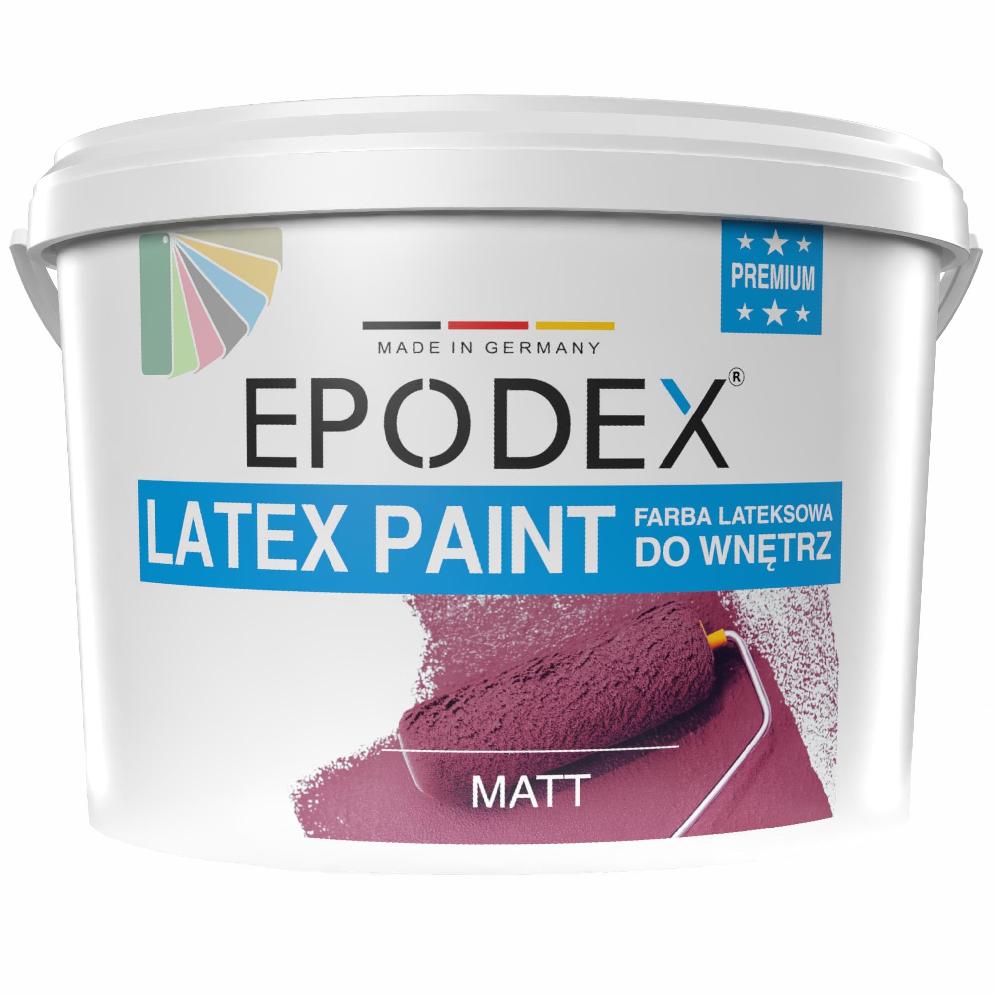 EPODEX Farba Lateksowa matowa - Szary antracytowy Pastel