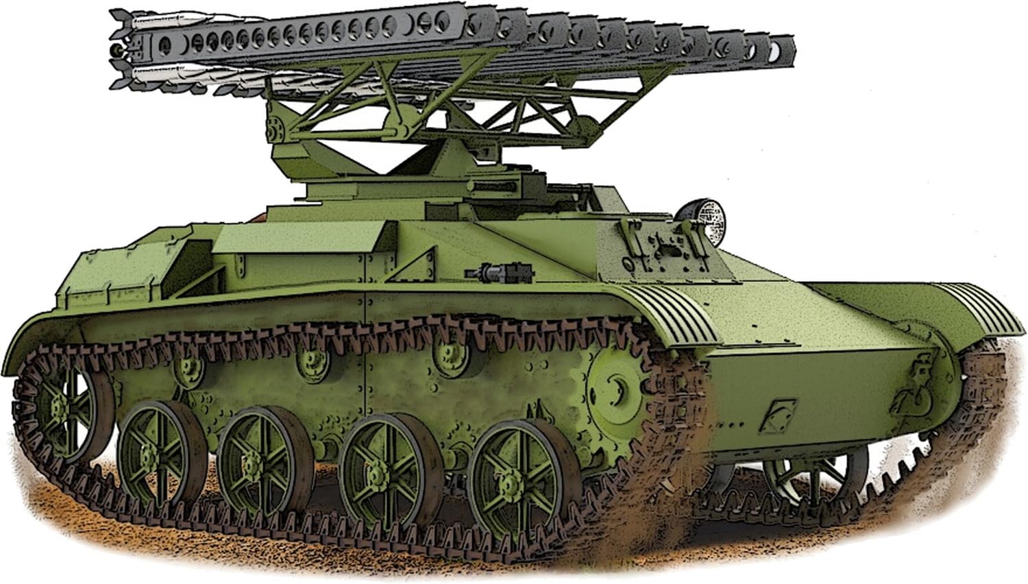 Amazon | ジーエムユーモデル 1/48 BM-8-24 自走多連装ロケット