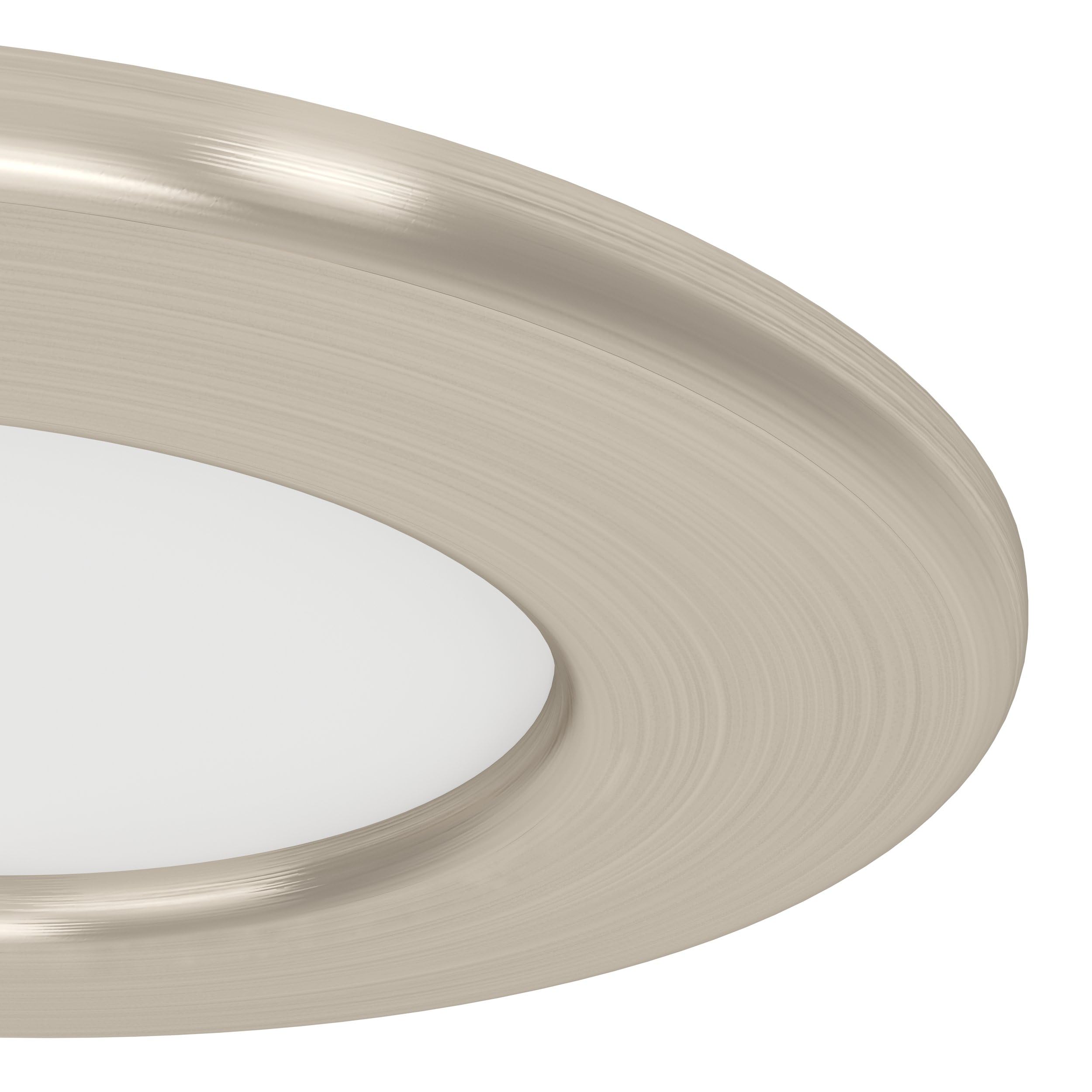 Eglo connect.z Smart-Home set di 3 faretti da incasso per bagno a LED Fueva | 6-Z, Ø 8,8 cm, ZigBee, Alexa, bianco caldo-bianco freddo, dimmerabile, metallo argento, IP44