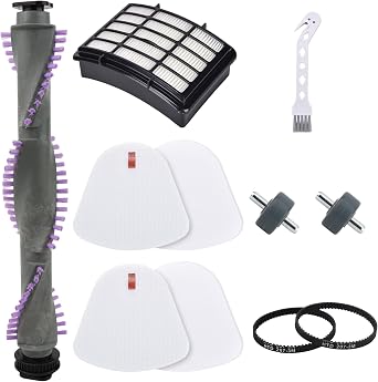 Leadaybetter NV350 Brush Roll Filter Replacement for Shark Navigator | NV351 NV352 NV356E S2 NV360 NV355 NV356 NV357 NV358 Lift Away Vacuum Cleaner, with Belt and Wheels