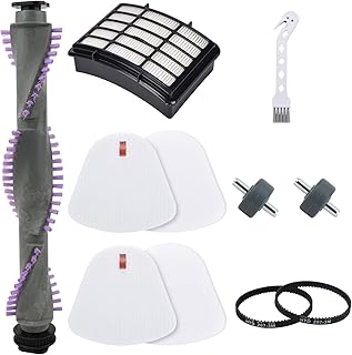 Leadaybetter Brush Roll Filter Replacement for Shark Navigator Lift Away NV350 NV351 NV352 NV356E S2 NV360 NV355 NV356 NV357 NV358 Vacuum Cleaner, with Belt and Wheels