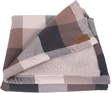 Pendleton Berber Pet Blanket - Block Plaid