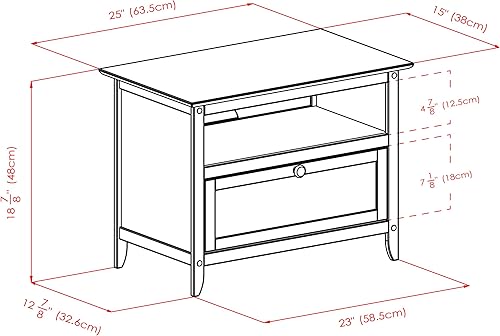 Miniatura 5 de Winsome Wood Zara Media/Entertainment, Espresso, FURNITURE