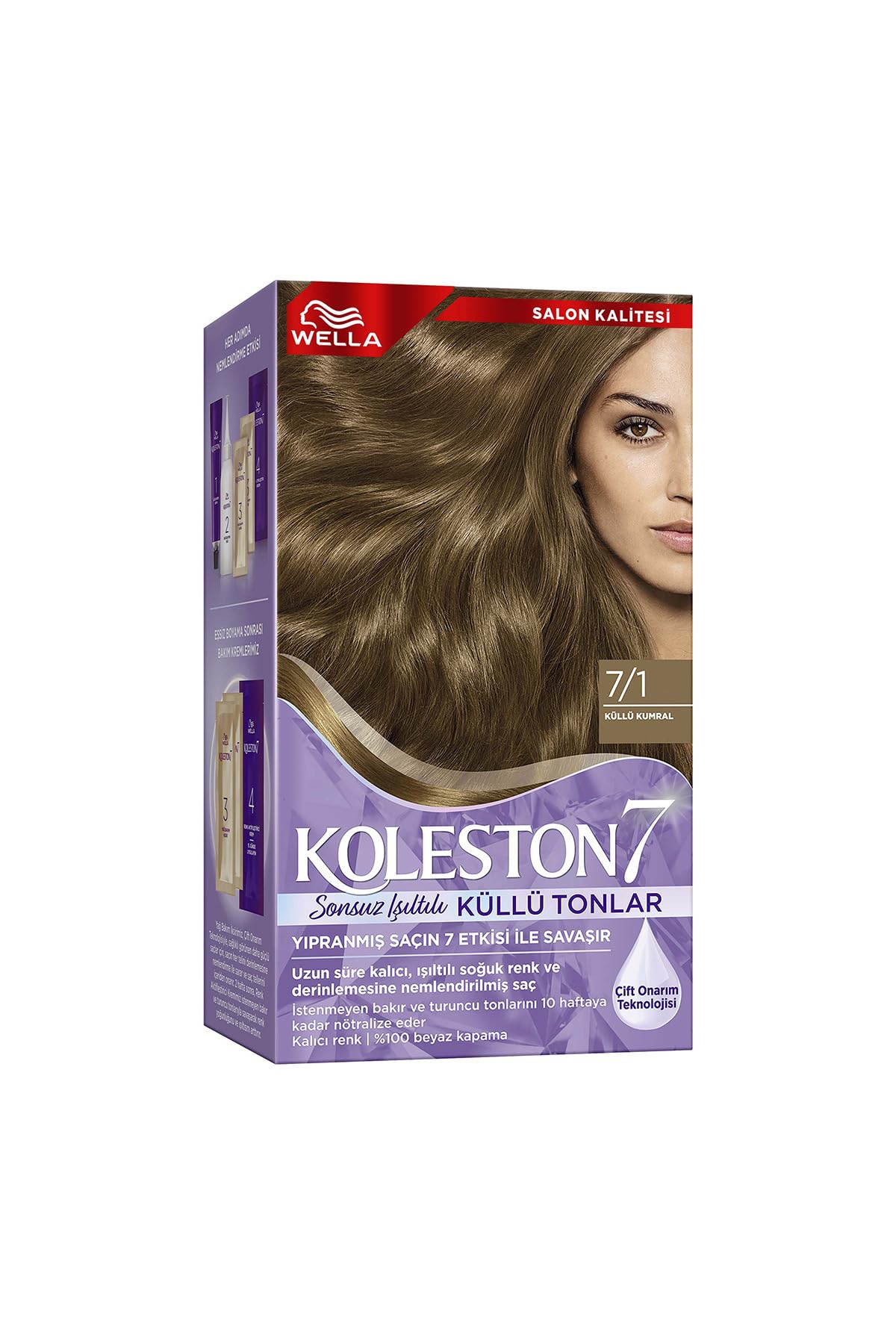Wella Koleston Supreme Saç Boyası 7/1 Küllü Kumral