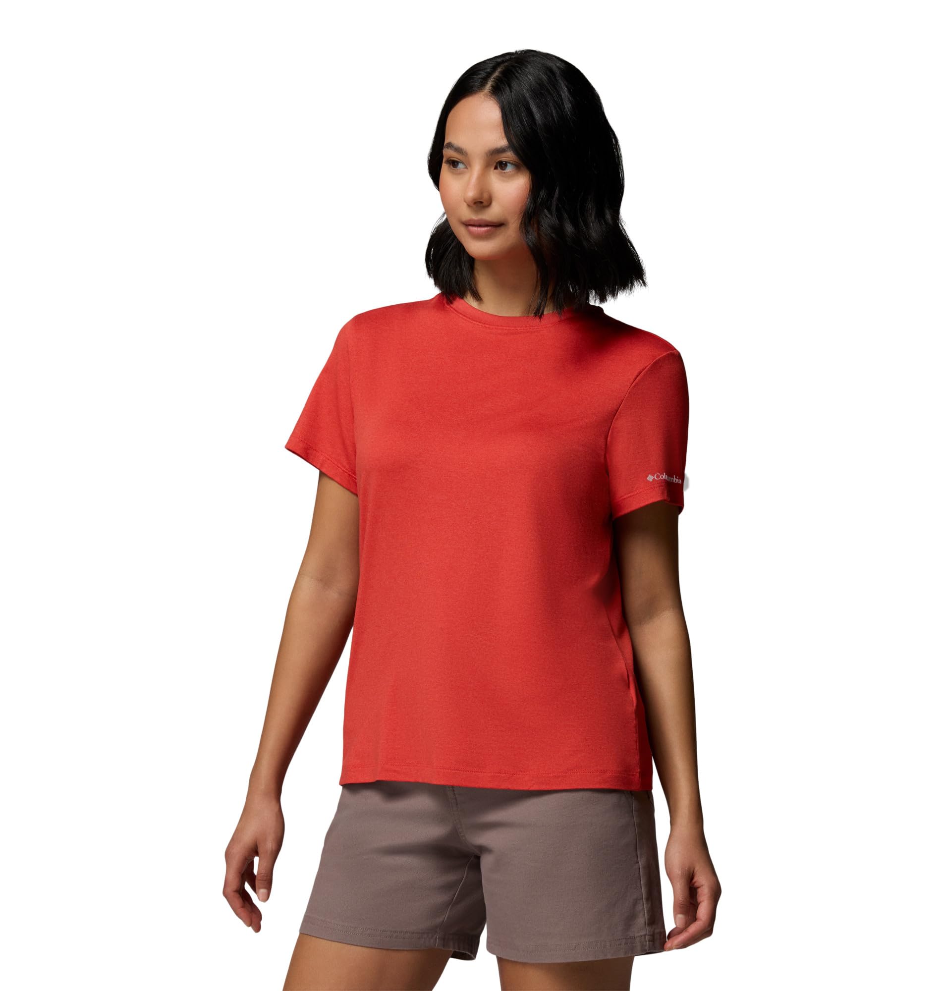 Columbia Maglietta da donna Parsons Point a maniche corte con logo
