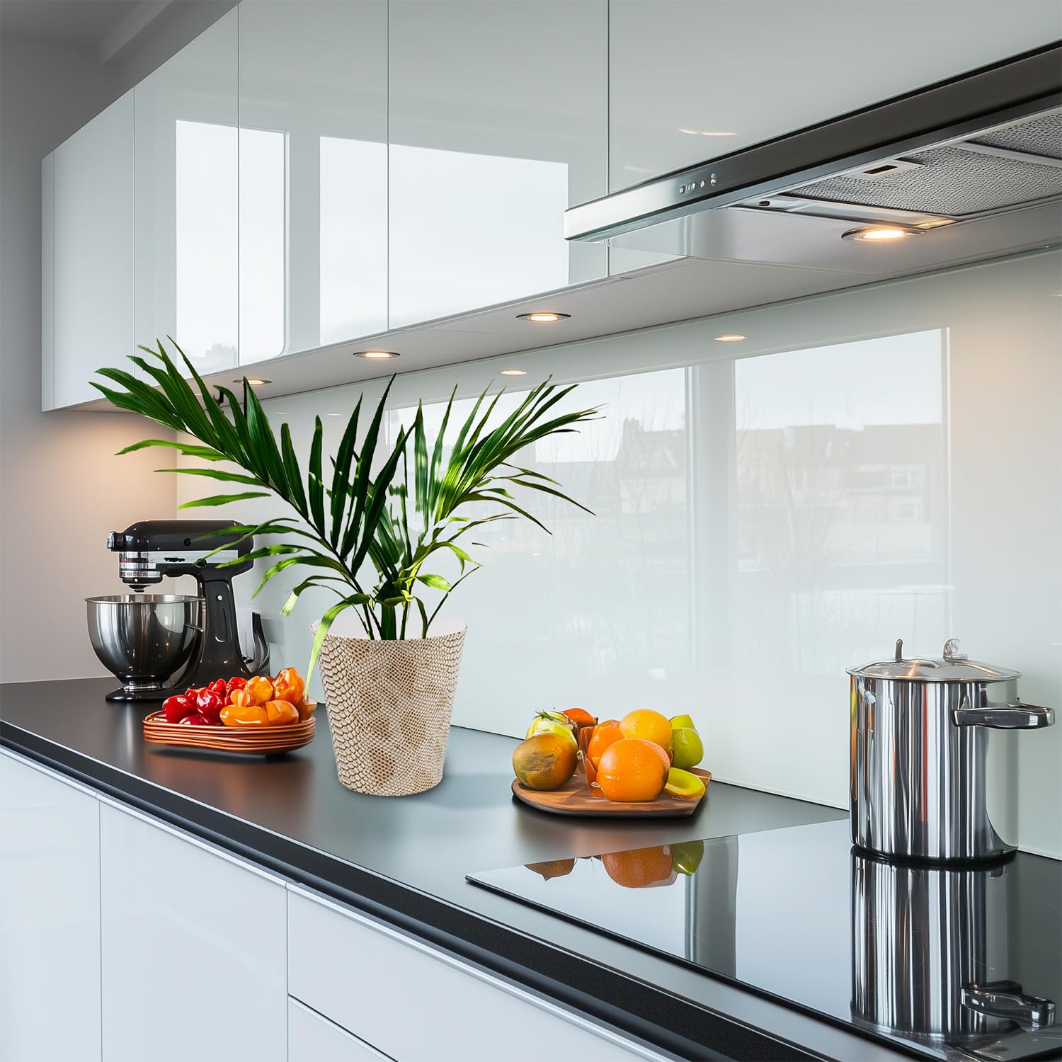 Septe Maison Deluxe – Vaso Decorativo da Interno ed Esterno in Ecopelle Lavabile – Design Moderno e Resistente – Ø18,5xH18 cm – Complemento d’Arredo Elegante per Casa e Giardino (Snake)