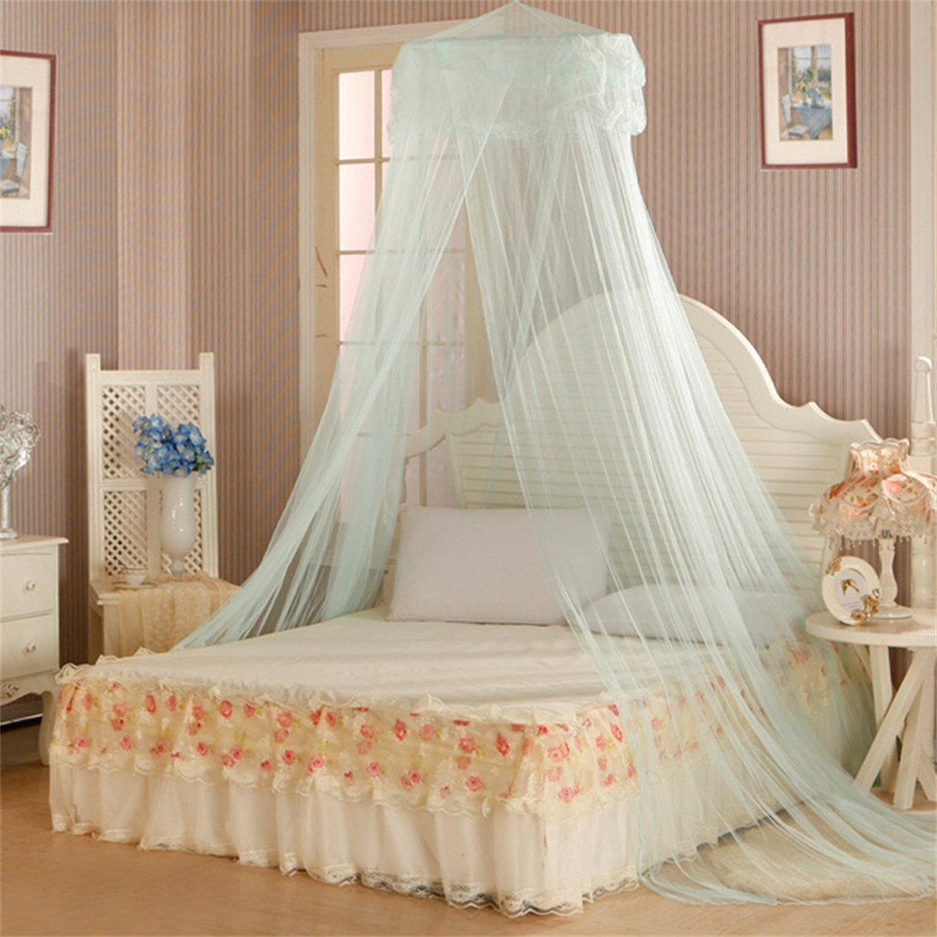 GLMGBP Moustiquaire De Luxe Ultra Grande En Maille Fine Pour Lit Simple à King Size (Couleur : Vert, Taille : Lit De 1,2 M