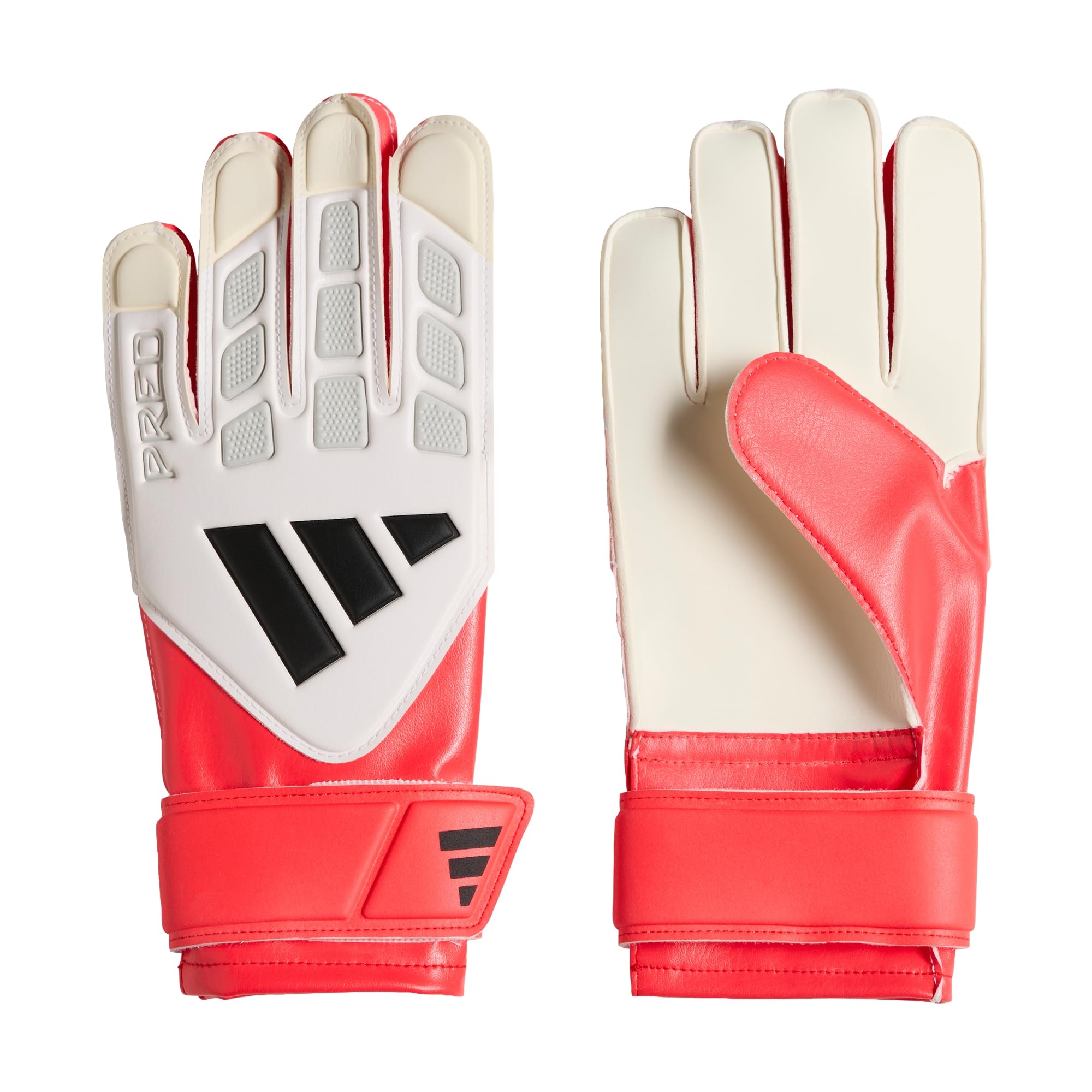 adidas Unisex GOALKEEPER GLOVE TRAINING JUNIOR, lucid red/zero met./black, 3.5