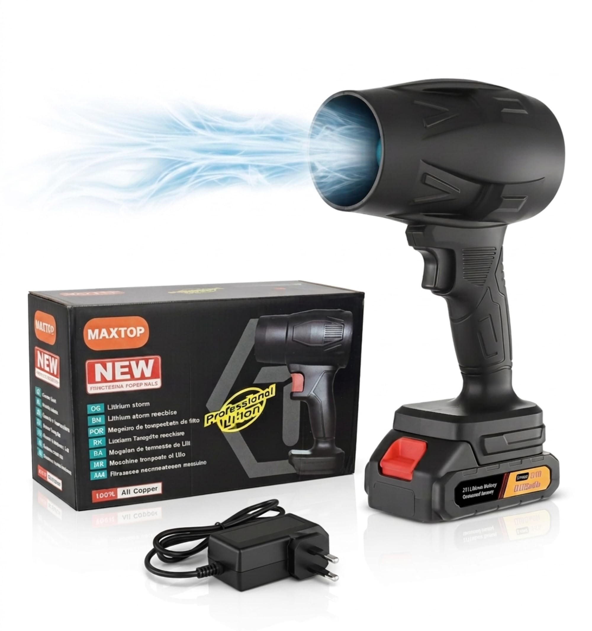 Air Jet Blower | Cordless High Speed Electric Air Jet Blower with Rechargeable Battery for Car Detailing, Home & Office Dust Cleaning-image-42