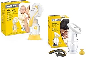 Medela Manual Breast Pump & Silicone Breastmilk Collector Bundle