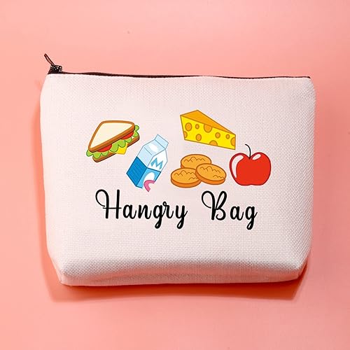 Miniatura 3 de JXGZSO Divertido regalo de comida Hangry Bag Snack Bolsas de viaje Snacks de emergencia Bolsa de almacenamiento de alimentos Snack Lover Regalo,