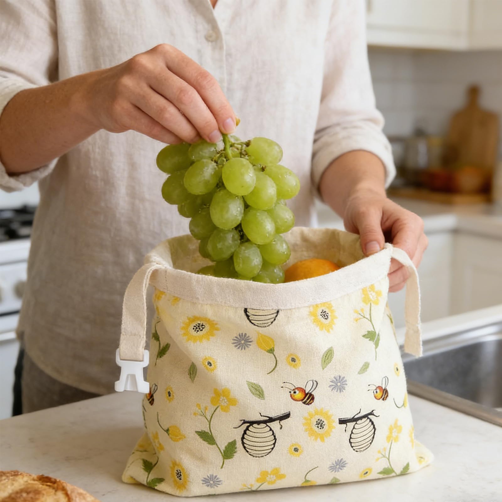 Pellicola di cera per alimenti, grande protezione, ideale per pane, gite e conservazione in cucina, pellicola per alimenti, grande protezione, ideale