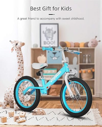 Miniatura 8 de JOYSTAR Bicicleta de equilibrio de 1416 pulgadas para niños pequeños y niños de 3 a 8 años de edad, bicicleta de equilibrio deportiva para niños con