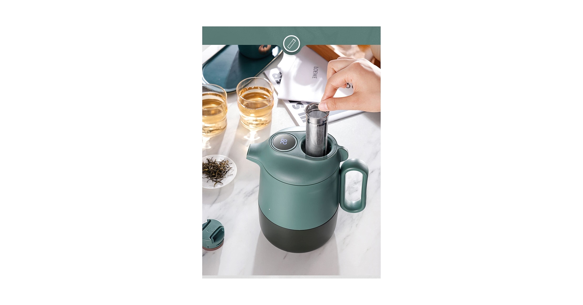 Amazon | 316ステンレス製インテリジェント温顕蒸しポット保温