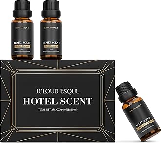 Hotel Diffuser Oil Gift Set | Top 3 Diffuser Oils Scents for Home Inspired by 5-Star Hotel Scents -Westin and W Hotels, Hotel Scent Essential Oil Blends, 3x20mL