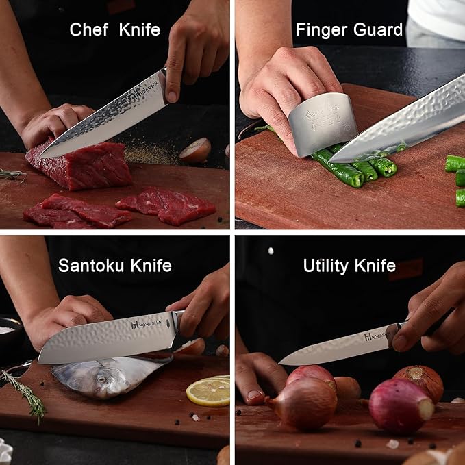 Set Cuchillos Cocina 4 Piezas Acero Inoxidable miniatura 5