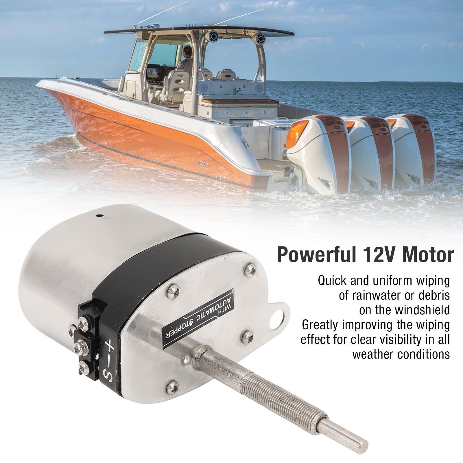 212 Main 0.43 in. x 3 in. x 35 ft. Clip on Wiper with 2 in. Wiper, Black