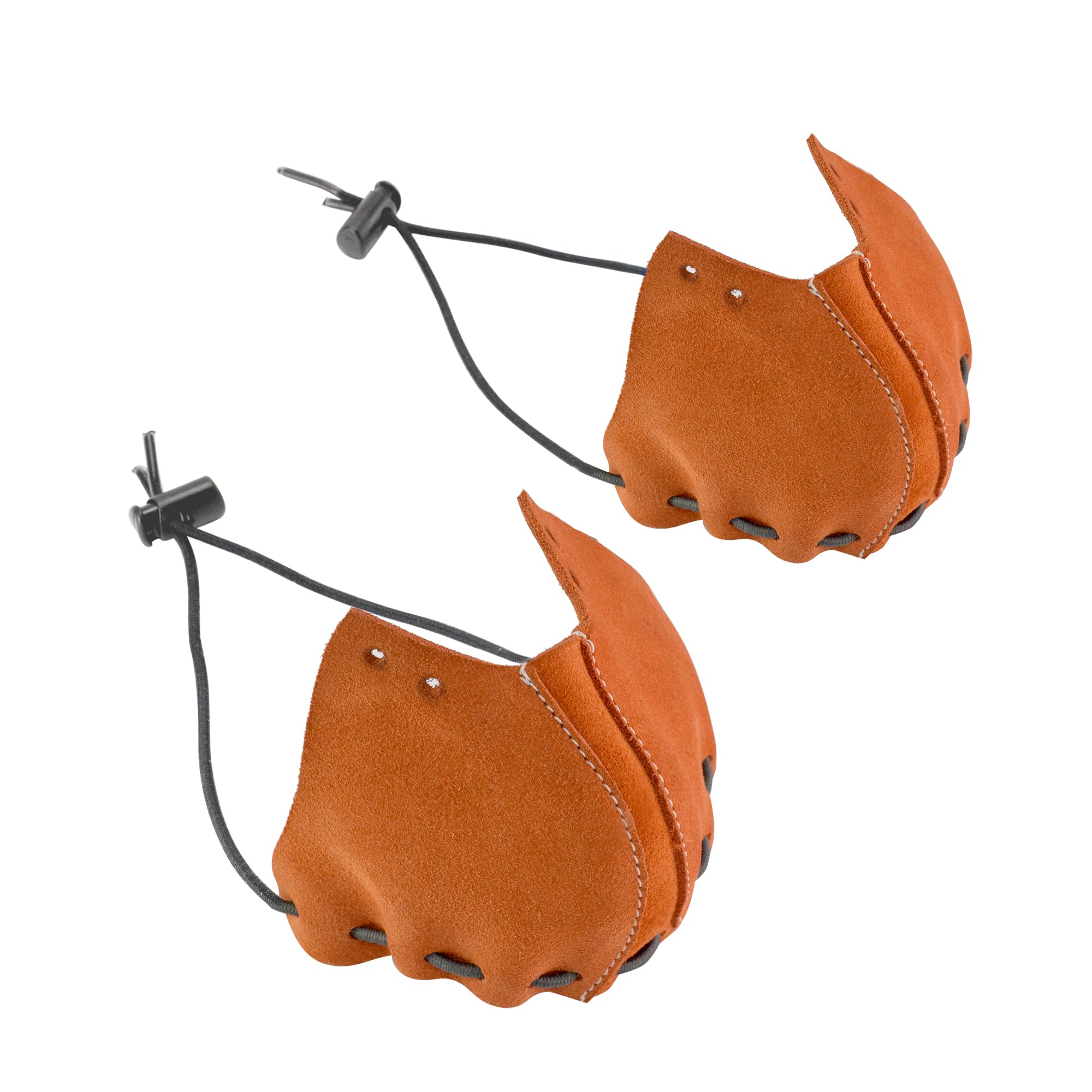 WIFA - Roller Skate Protective Caps - Leather Toe Caps, Guard Protectors w/Rubber Drawstring, Roller Skates, Derby - Orange