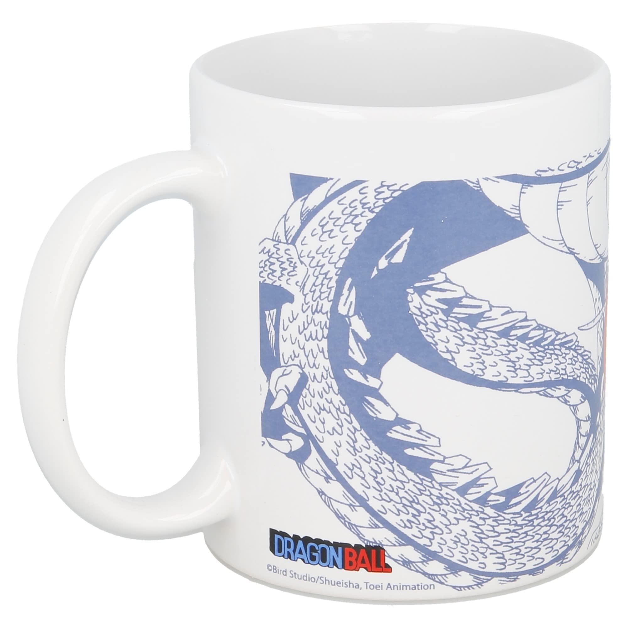 Dragon Ball Stor, kubek ceramiczny, 325 ml, pudełko prezentowe, czarny, średni
