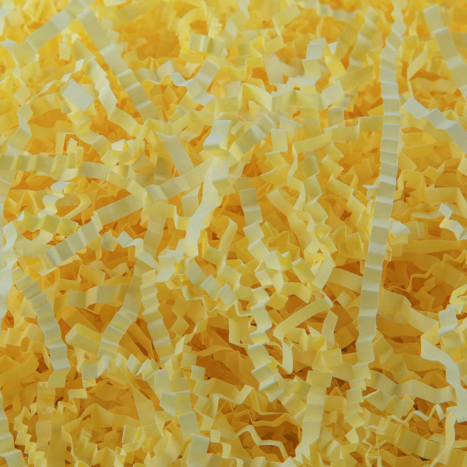 Caleihd 1/2 LB Crinkle Cut Paper Shredded Filler Paper for Gift Baskets Gift Box Confetti Paper Shreds Decoration Stuffing for Birthday, Weddings, Anniversaries, Christmas Wrapping Yellow