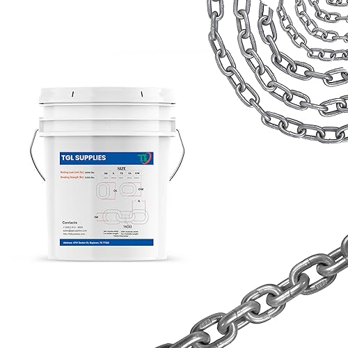 Cadena de acero G43 de alta aleación de 14 con capacidad de trabajo de 2600 libras y 5200 libras de resistencia a la rotura (14 pulgadas G43 (1.05