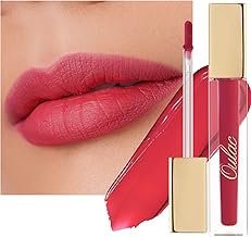 Oulac Matte Liquid Lipstick for Women, Red Highly Pigmented Creamy Matte Lip Gloss,Rich Colour Formula with Vitamin E & Rose Oil, Waterproof, Long Lasting,Vegan (M08)