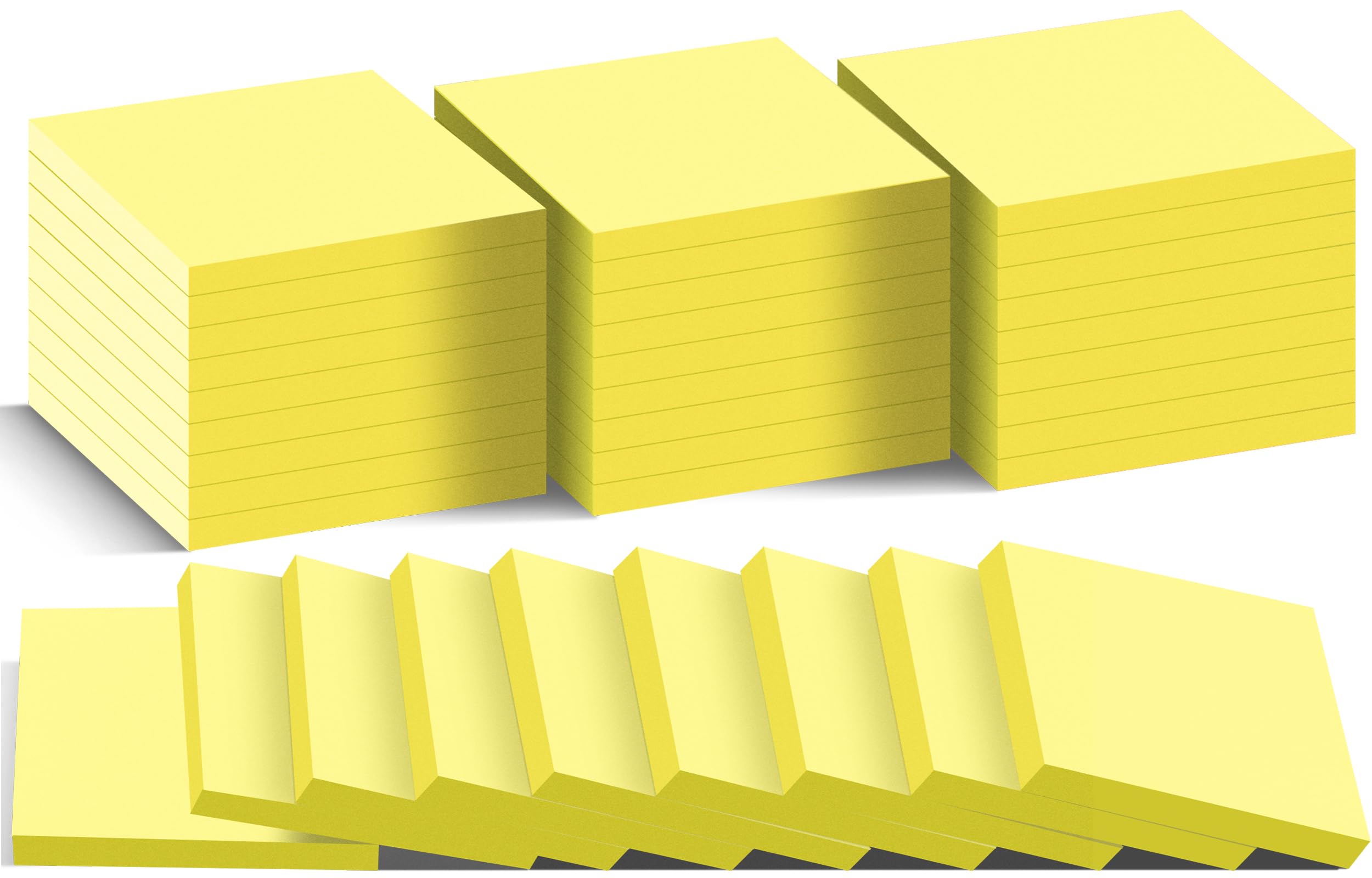 Photo 1 of (36 Pack) Sticky Notes 3x3 in Post, Yellow Self-Stick Note Pads it, Strong Adhesive, Easy to Post for Home, Office, Notebook