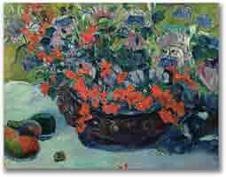 Paul Gauguin、BOUQUET DE FLEURS Bouquet of flowers, 1894 - 1897 - Paul Gauguin - WikiArt.org