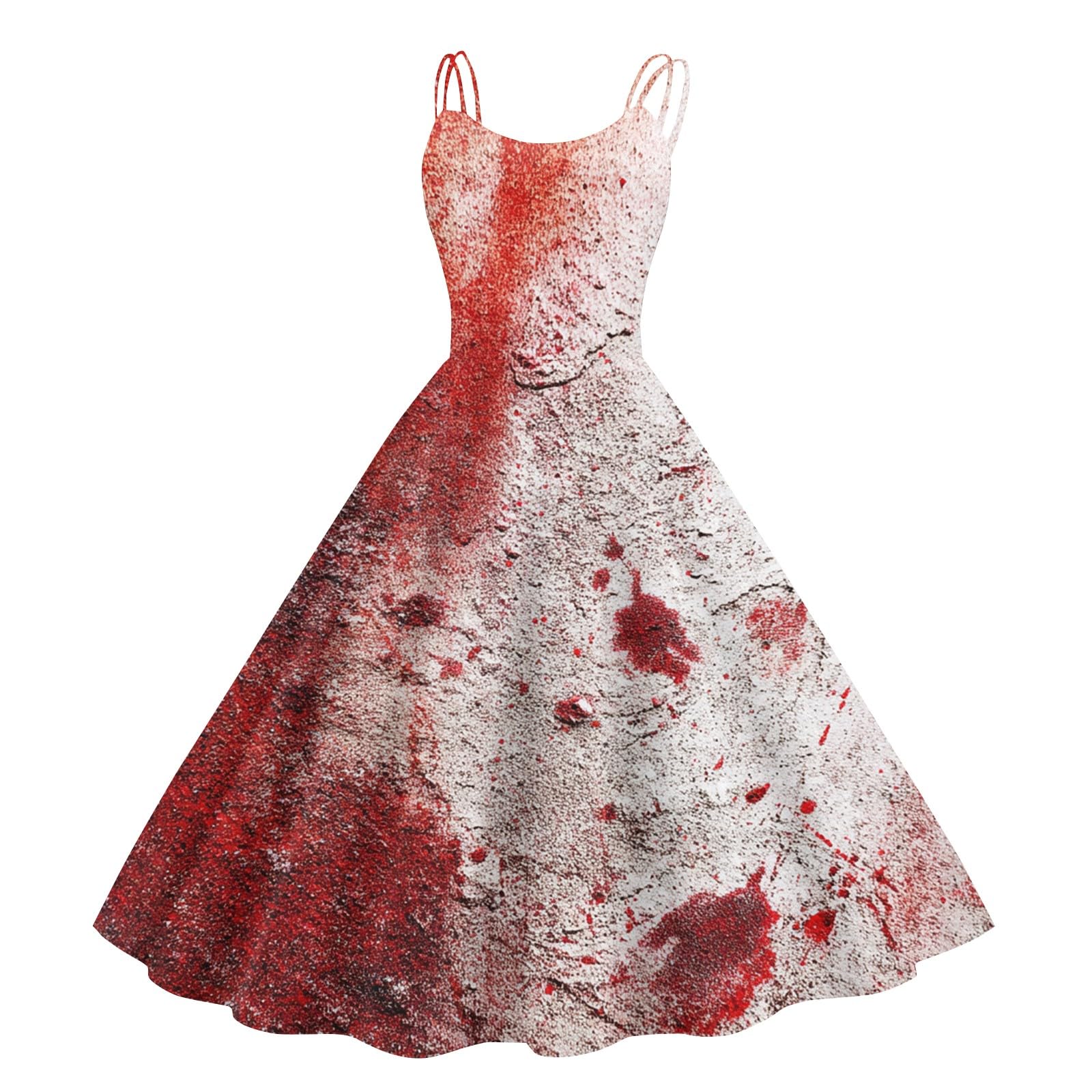 Halloween Bride Costume， Woman Vampire Halloween Costume， Skater Gothic — image 1